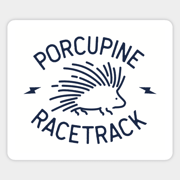 Porcupine Racetrack (dark) Magnet by mikevotava